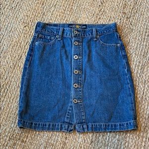 Lucky Brand Button Down, Denim Mini